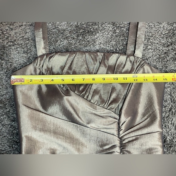 R&M Richards 2pc iridescent mother of the bride dress with shrug women’s size 6 - Picture 15 of 17